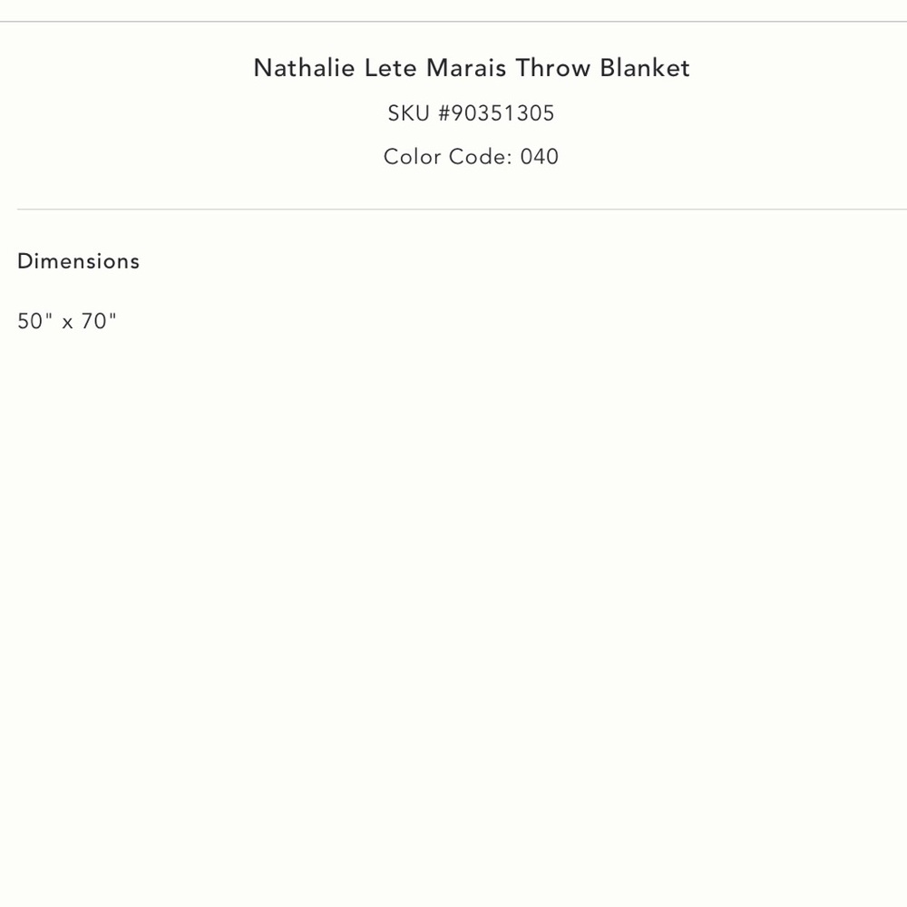 Price is Firm🕊️ NWT Anthro Nathalie Lete Bird Throw Blanket - Picture 16 of 16